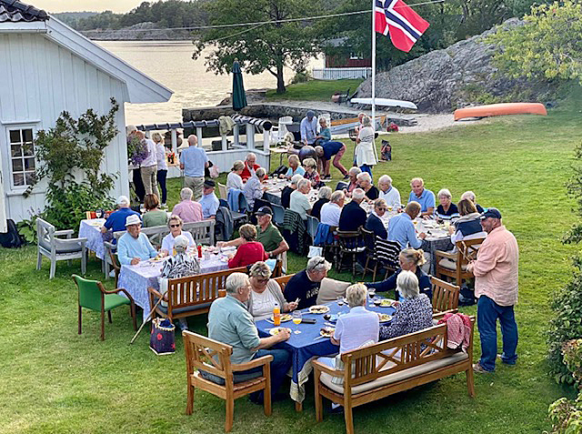 Sensommertreffet 9 august hos Marianne og Ragnar på Gjervoldsøya