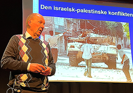 Spennende foredrag om den israelsk-palestinske konflikten