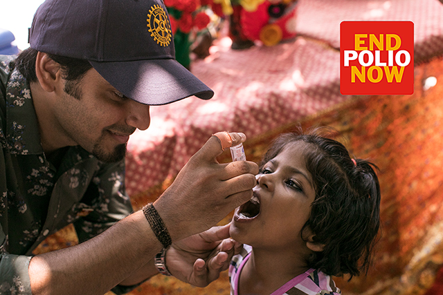 Hjelp Rotary med å utrydde polio nå!